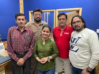 Song Ghar Aaja  Recorded For Producer Sanjaybedia Girgaonkar with  Singers  Larissa Almeida and Altamash Faridi