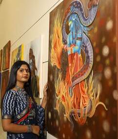 Bulbul Rai Presents Solo Show Of Paintings SHREEKANTHAYA At Jehangir Art Gallery