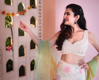 Actress Ruchi Gujjar Celebrates Diwali In Style