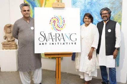 COSMIC IMPRINTS By Kanchan Todi Unveiled: A Stellar Beginning By Svarang Art Initiative At The Bombay Art Society