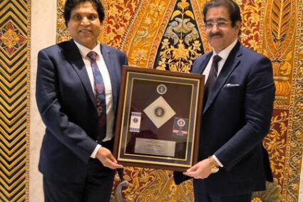 Dr. Sandeep Marwah Honored For Promoting Global Relations Through Art And Culture